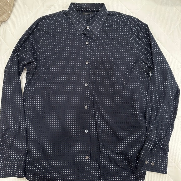 Theory blue long sleeve button up - Picture 1 of 5